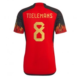 Herren Fußballbekleidung Belgien Youri Tielemans #8 Heimtrikot WM 2022 Kurzarm